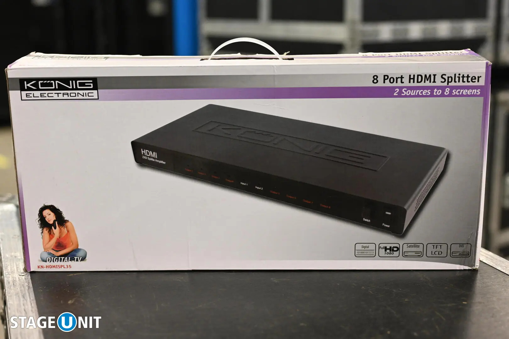 KÖNING ELECTRONIC 8 PORT HDMI SPLITTER